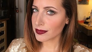 TUTORIAL TRUCCO CAPODANNO 2016 GOLD PEARLS [upl. by Rehpotisrhc22]