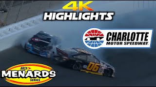 2024 ARCA Menards Series  Tire 150 at Charlotte Motor Speedway Highlights 4K [upl. by Leirvag]