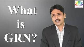 What is GRN  GRN Explained in hindi   CA Pankaj Deshpande [upl. by Fatma]