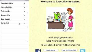 Employee Tracker Executive Assistant v3 Email Blast [upl. by Almena]