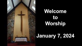 Colesville Presbyterian Church Livestream January 7 2024 [upl. by Clarise]