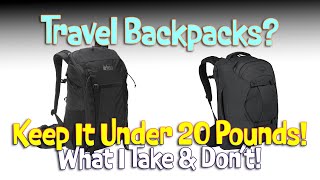 Travel Backpack Rolling Luggage Essentials HOW I TRAVEL TravelBackpack [upl. by Margherita]