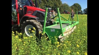 Destruction de couverts végétaux mécanique sans herbicides [upl. by Anibur]