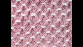 Smocking Version 2  Knitted Pattern [upl. by Ajram]