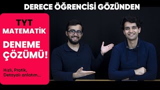 TYT MATEMATİK DENEME ÇÖZÜMÜ  DERECE GÖZÜNDEN PRATİK ÇÖZÜMLER BİLGİ SARMAL [upl. by Adnot]