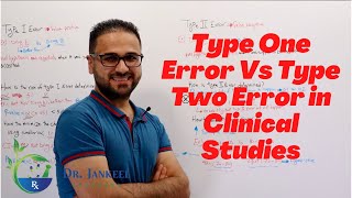 Type One Error Versus Type Two Error Clinical Study Statistics [upl. by Rolo]