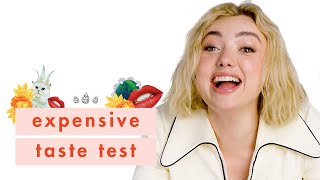 Peyton List Gets Thrown Off Her Game Naming  vs  Items  Expensive Taste Test  Cosmopolitan [upl. by Helli]