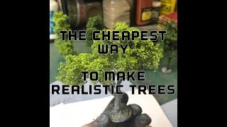 Realistic And Cheap Wargaming Trees Less Than £1 For Warhammer 40k Fantasy amp Historical [upl. by Cornelia]