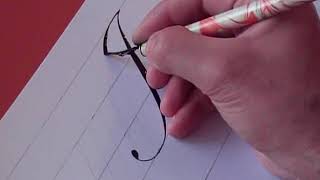 How to Write Copperplate The Letters I and i [upl. by Ibba62]