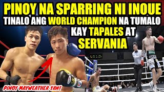 LATEST 2023 PINOY KA SPARRING NI INOUE TINALO ANG TUMALO KAY TAPALES AT SERVANIA MAYWEATHER MOVES [upl. by Halilak255]