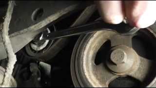 Ford Focus Serpentine  Auxiliary Belt Change [upl. by Acirrej]