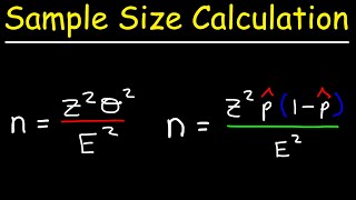 How To Calculate The Sample Size Given The Confidence Level amp Margin of Error [upl. by Perlie76]