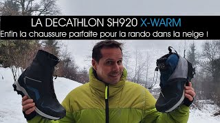 Ma recommandation chaussure de randonnée pour lhiver  La Decathlon SH 920 Xwarm [upl. by Jonie647]