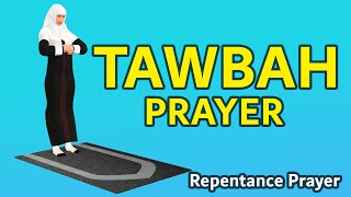 How to pray Tawbah for woman Repentance  with Subtitle [upl. by Brody]