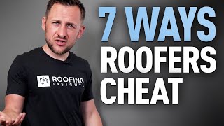 7 Ways Roofing Contractors Cut Corners  How to Hire a Roofer  RoofingInsights30 [upl. by Nilla]