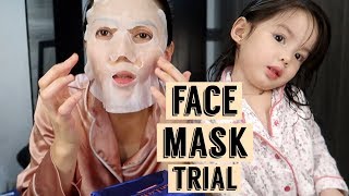 FACE MASK Trial  What we do on a Friday Night  Andi Manzano Reyes [upl. by Bald]