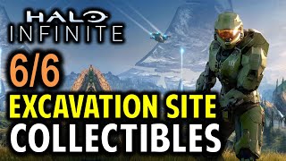 Excavation Site All Collectibles Audio Logs Spartan Core amp Mjolnir Armor Location  Halo Infinite [upl. by Akemeuwkuhc430]