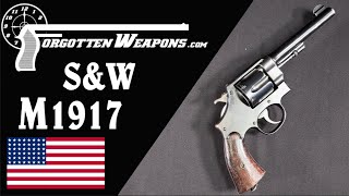 SampW M1917 A US Army revolver in 45 ACP [upl. by Ibot]