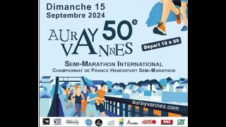 50ème semi marathon Auray Vannes [upl. by Guss]