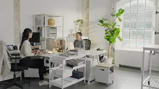 Create a flexible workspace with TROTTEN office furniture [upl. by Redan203]