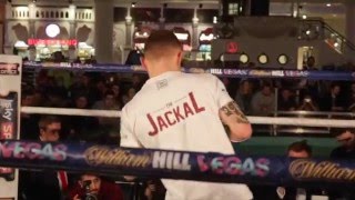 CARL FRAMPTON OFFICIAL PUBLIC WORKOUT FOOTAGE  FRAMPTON v QUIGG [upl. by Navillus395]