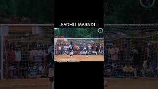 Sadhu Marndi penalty shoot foootball penaltygoallocalfootball [upl. by Anerol759]