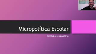 Micropolítica escolar  Stephen Ball [upl. by Franzen]