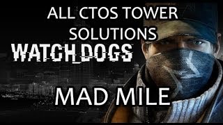 Watch Dogs  ctOS Tower Solutions  MAD MILE [upl. by Boynton93]