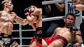 Phenom’s Savage KO Of Muay Thai Legend 🔥🥶 Nico Carrillo vs NongO [upl. by Sherrill]