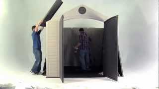 How To Assemble Your Lifetime Storage Shed [upl. by Atekihc]