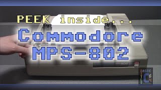 Commodore MPS802 1526 Dot Matrix Printer for C64  VIC20 [upl. by Roselba]