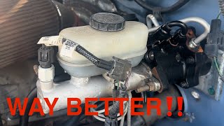 OBS FORD HYDROBOOST05 AXLESZF5 MANUAL 4x438 GALLON FUEL TANK SWAP‼️ [upl. by Kerin]