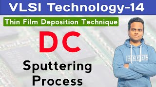 Sputtering Process for Thin Film Deposition in Hindi  Types of Sputtering Process  DC Sputtering [upl. by Ynney]