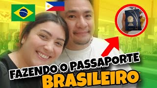 MARIDO ESTRANGEIRO FAZENDO O PASSAPORTE BRASILEIRO maridogringo naturalizaçãobrasileira ordinária [upl. by Mcdade]