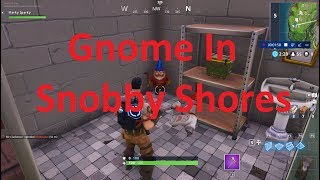 Gnome In Snobby Shores  How To Find Fortnite [upl. by Ardelis110]