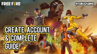 Complete Walkthrough of Free Fire  How to Install Download amp Create Account Free Fire [upl. by Akiehsat777]