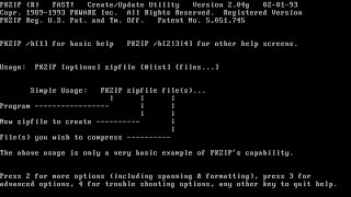 PKZIP freeware compression utility Phil Katz [upl. by Elletnahc]