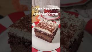 Ciasto z kremem czekoladowym ciasto krem kremczekoladowy ciastozkremem [upl. by Luca]