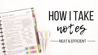 How I take notes  Tips for neat and efficient note taking  Studytee [upl. by Ainig803]