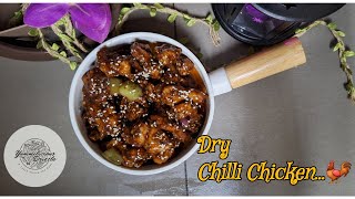 Mouthwatering Dry Chilli Chicken🐓 [upl. by Thgirw]