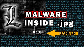 MALWARE inside an IMAGE WEIRD CHARACTERS [upl. by Enirhtak]