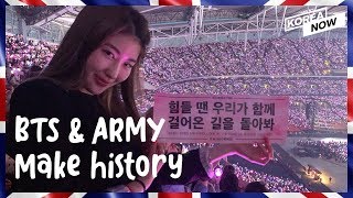 BTS and ARMY unite on the 1st day concert at Wembley Stadium [upl. by Sessylu231]