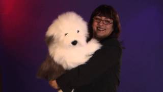 Folkmanis® Sheepdog Puppet Demo [upl. by Yemiaj286]