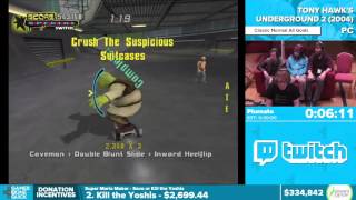 Tony Hawks Underground 2 by Plumato in 2117  Awesome Games Done Quick 2016  Part 65 [upl. by Emmalee603]