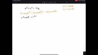 For the following exercises convert the given Cartesian equation to a polar equation x2y2… [upl. by Alleynad]