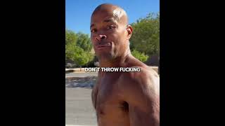 David Goggins  dont throw stones  shorts [upl. by Enaamuj]