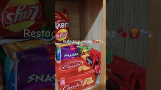 Restocking Snacks 🥨snacks restocktrendingshortsviralvideo viralshort minivlog restockingasmr [upl. by Peterman]