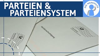 Parteien amp Parteiensystem in Deutschland einfach erklärt  Entstehung Aufgaben amp Funktionen [upl. by Kcirdor]