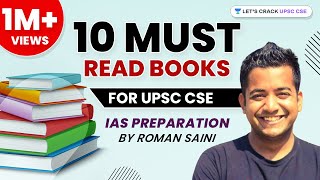 10 Must Read Books for UPSC CSEIAS Preparation by Roman Saini  हिंदी [upl. by Colbye]