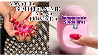 como me hago la MANICURA SEMIPERMANENTE EN CASA  te explico todo paso a paso 💅 [upl. by Sidoney]